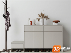 Shoe cabinet Skp Files
